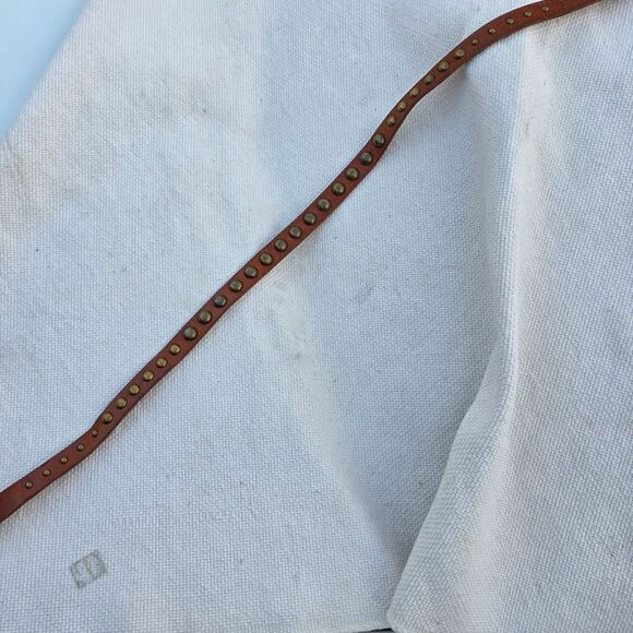 J Crew Skinny Brass Studded Belt - Picture 4 of 8